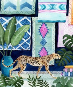 Cheetah Wildlife Morocco Paint By Numbers