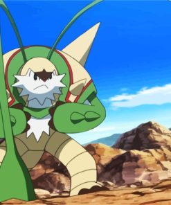 Chesnaught Anime Art Paint By Numbers