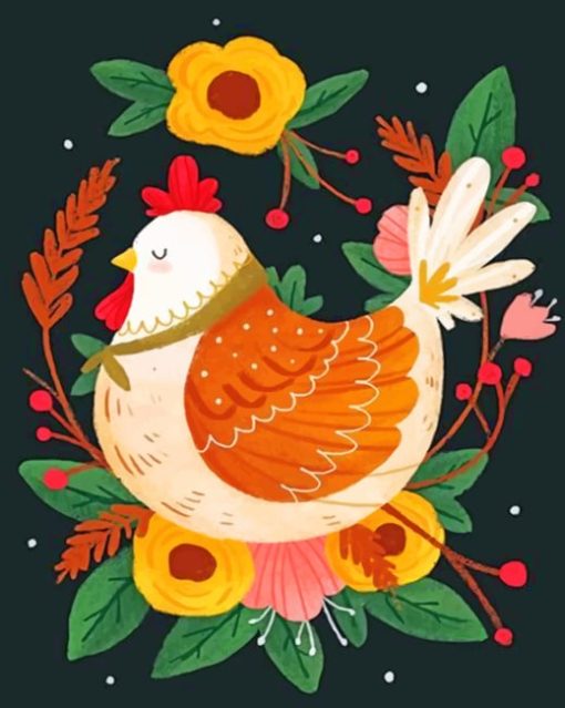 chicken-paint-by-numbers