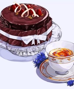 Chocolate And Coffee Delight Paint By Numbers