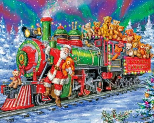 christmas-santa-train-paint-by-numbers