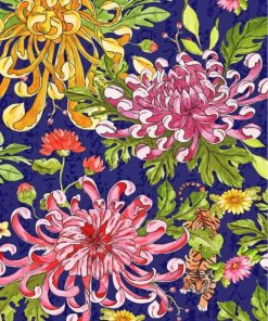 Chrysanthemum Flower Paint By Numbers