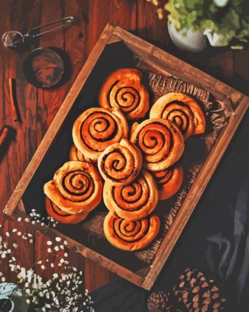 cinnamon-rolls-food-paint-by-number