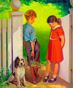 Kids Romantic Imagery Paint By Numbers