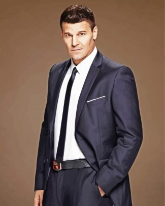 David Boreanaz Actor Style Paint By Numbers