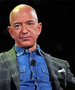 Elegant Jeff Bezos Entrepreneur Paint By Numbers