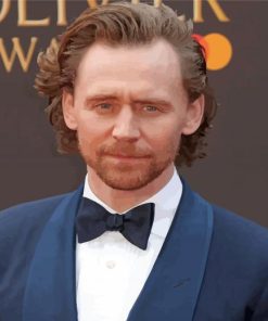Classy Actor Tom Hiddleston Paint By Numbers