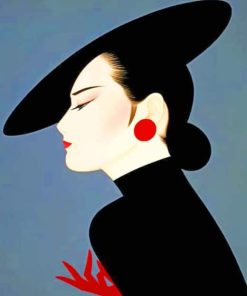 Elegant Asian Women Illustrations Paint By Numbers