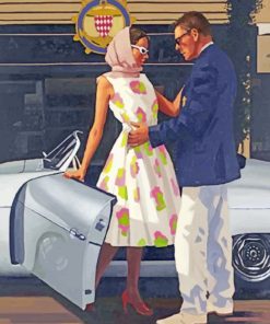 Romantic Couples Vintage Paint By Numbers
