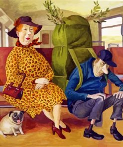 Elegant Fat Lady Paint By Numbers