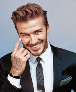 David Beckham Football Icon Paint By Numbers