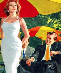 Vintage Classy Woman Paint By Numbers