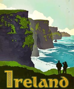 Scenic Cliffs of Moher Paint By Numbers