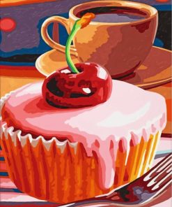 Coffee and Cake Delight Paint By Numbers