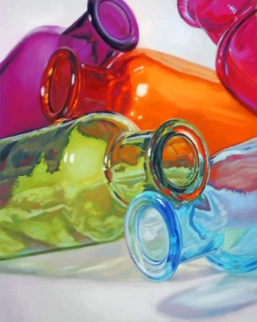colored-glass-bottles-paint-by-number