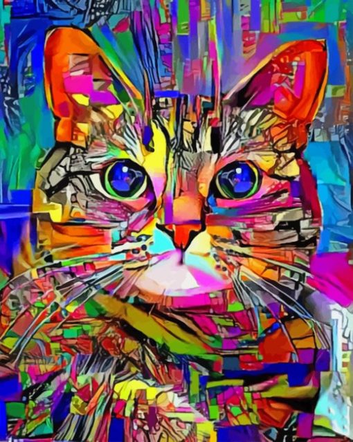 colorful-abstract-cat-paint-by-numbers