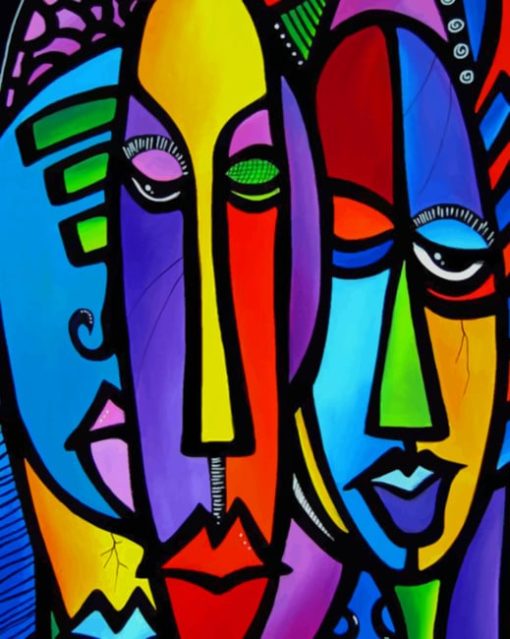 colorful-abstract-faces-paint-by-numbers