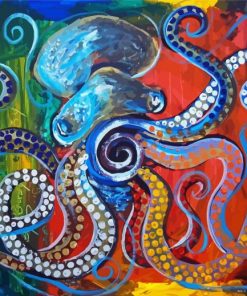 Colorful Octopus Inspiration Paint By Numbers