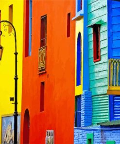 La Boca Argentina Paint By Numbers