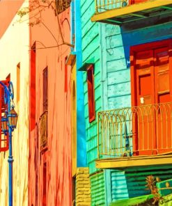 La Boca Argentina Paint By Numbers