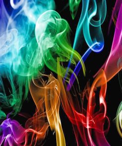 Light Smoke Art Paint By Numbers
