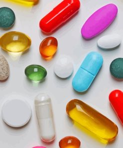 Colorful Medication Paint By Numbers