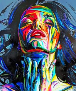 Colorful Woman Artwork Paint By Numbers
