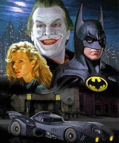 Batman 1989 Adventure Paint By Numbers