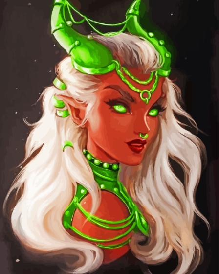 Finalized Cool Devil Girl Artwork