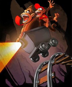 Classic Donkey Kong Games Paint By Numbers