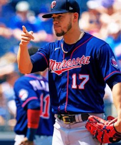 Jose Berrios Baseball Paint By Numbers