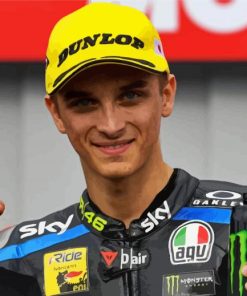 Cool Luca Marini Racing Paint By Numbers