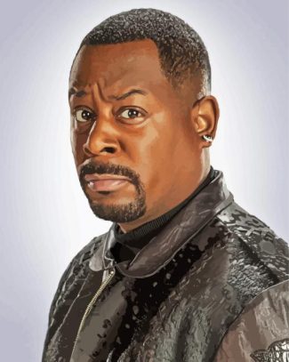 Martin Lawrence Fan Art Paint By Numbers