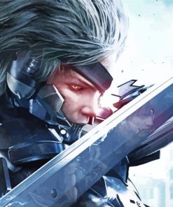 Metal Gear Rising Iconic Paint By Numbers