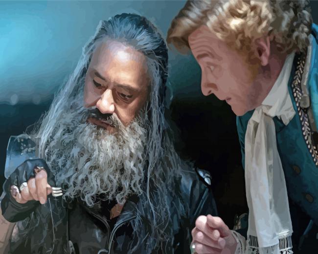 Finalizing Romantic Our Flag Means Death Painting