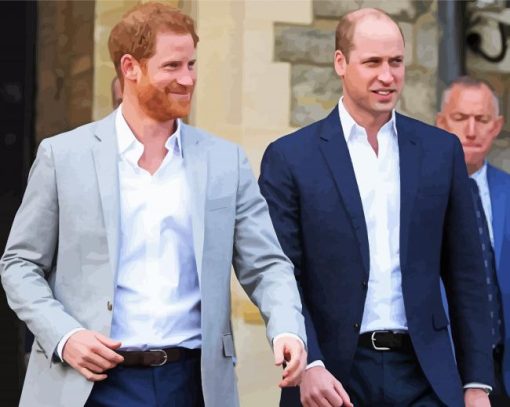 cool-Prince-william-and-harry-paint-by-numbers
