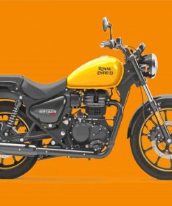 Cool Royal Enfield Bullet Motorcycles Paint By Numbers