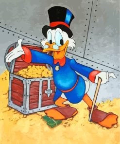 Scrooge Mcduck Cartoons Paint By Numbers