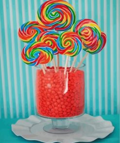Fun Candy Explosion Paint By Numbers