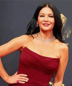 Catherine Zeta Jones Paint By Numbers Kit