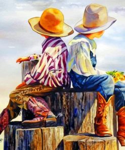Western Cowboys Paint By Numbers