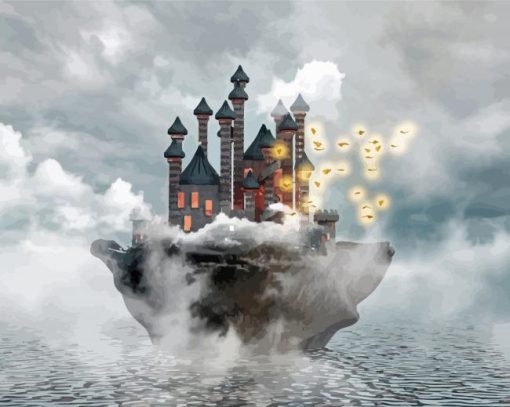 cool-fantasy-island-paint-by-number