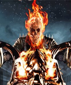 Ghost Rider Punisher Paint By Numbers