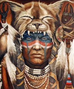 Native American Portrait Paint By Numbers