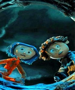 Coraline and Wybie Animation Paint By Numbers
