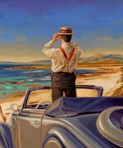 Romantic Beach Lovers Paint By Numbers