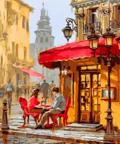 Romantic Coffee Time Paint By Numbers