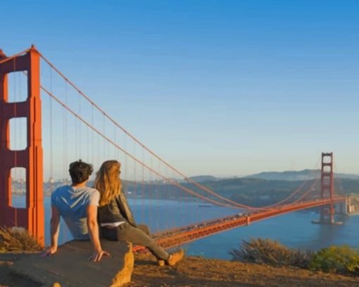 couple-in-Golden-Gate-Bridge-paint-by-numbers