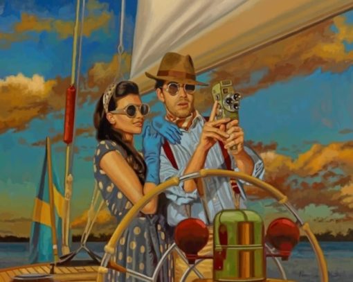 couple-taking-pictures-paint-by-numbers