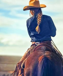 Cowgirl Horse Adventure Paint By Numbers